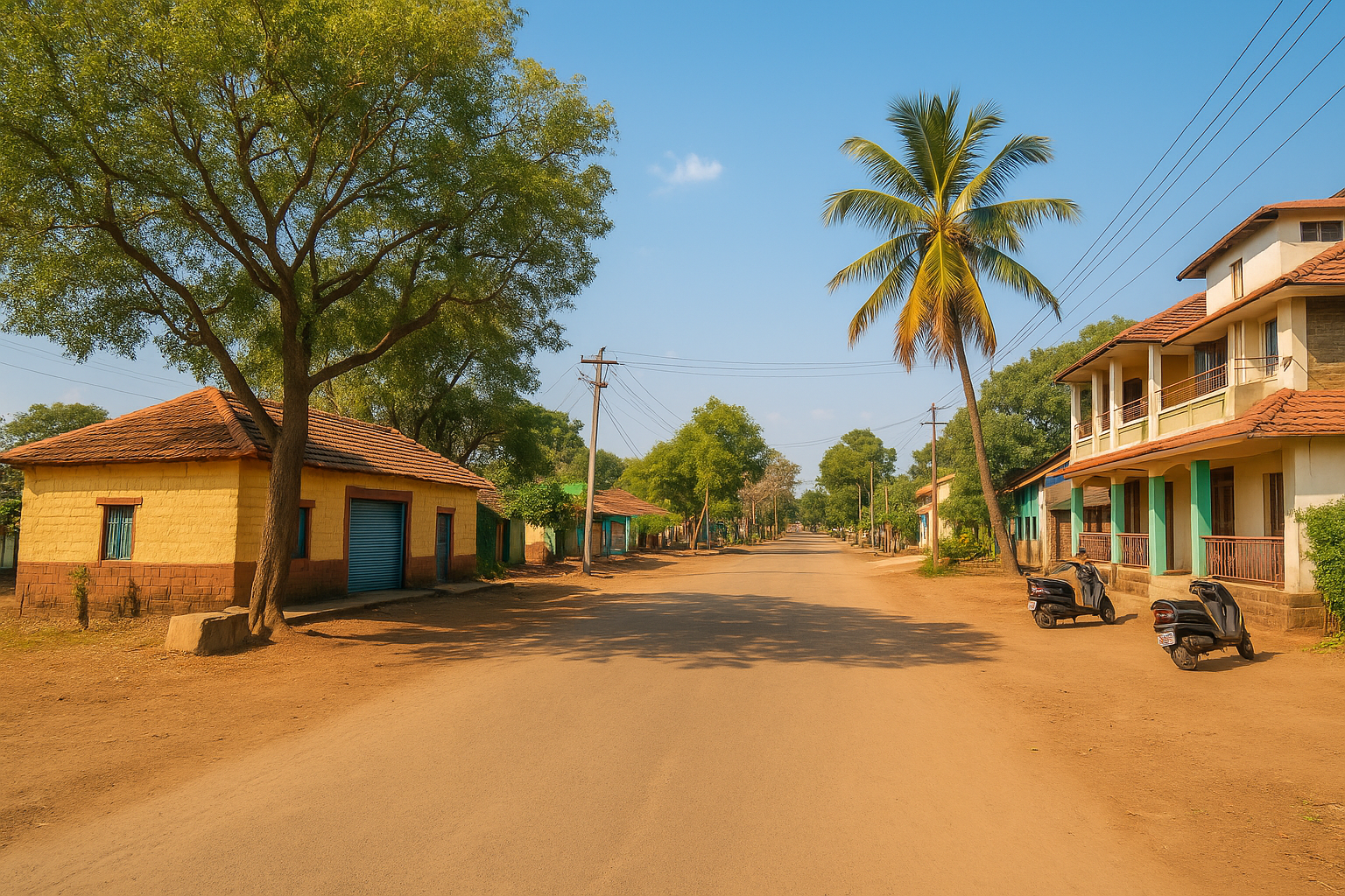पिपळादाक गावाचा दृश्य